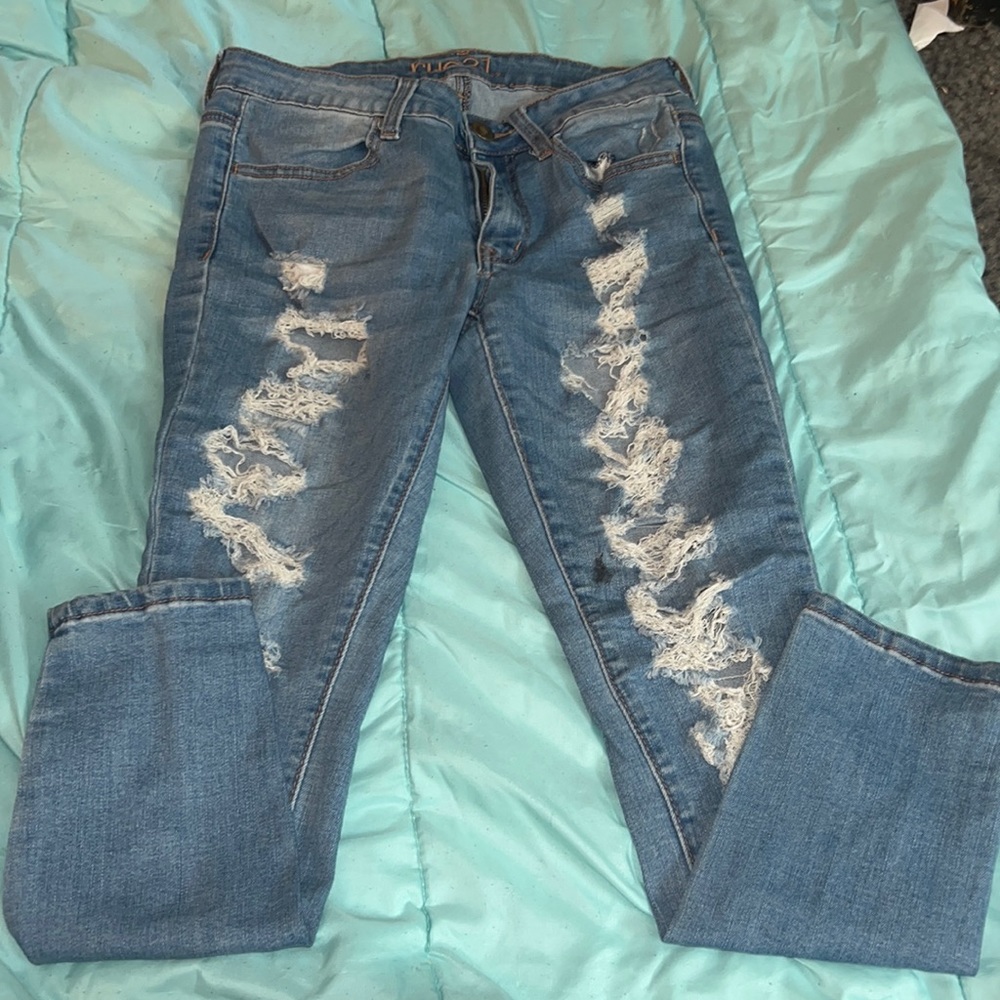Ripped Blue Jeans Rue 21
